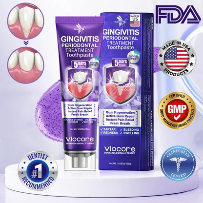 🦷VioCore Bee Venom Gingivitis & Periodontitis Treatment Toothpaste