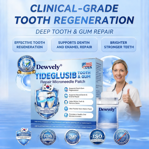 Dewvely® 🦷 Tideglusib Fast‑Dissolving Tooth & Gum Repair Oral Strips ✨