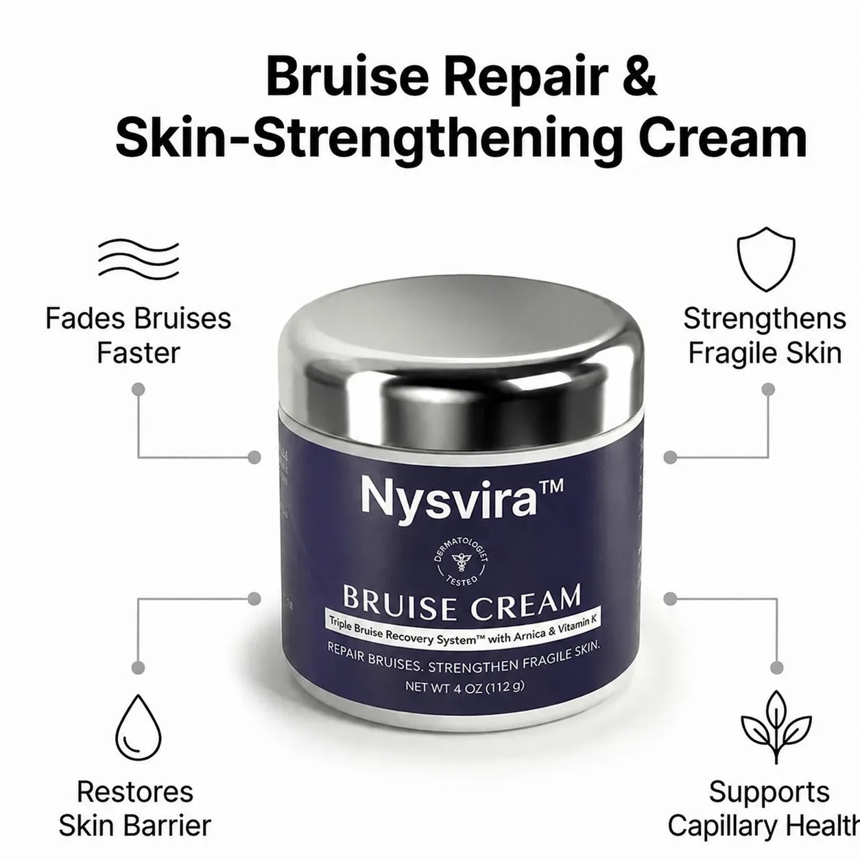 💥100K+ SOLD💕- Nysvira™ Bruise Repair & Skin-Strengthening Cream