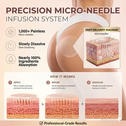 💥Selling out soon🔥-  CurveSculpt Micro-Patch ✦ Sculpt • Firm • Smooth Lower Body Curves ✦ Micro-Needle Infusion System