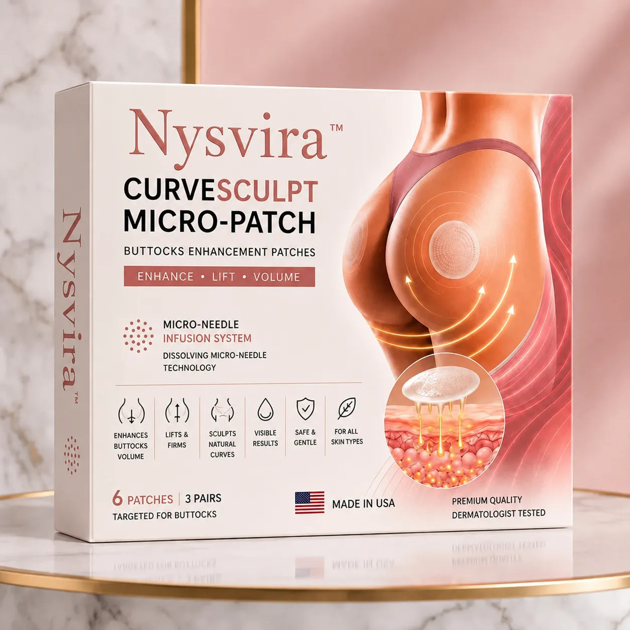 💥Selling out soon🔥-  CurveSculpt Micro-Patch ✦ Sculpt • Firm • Smooth Lower Body Curves ✦ Micro-Needle Infusion System