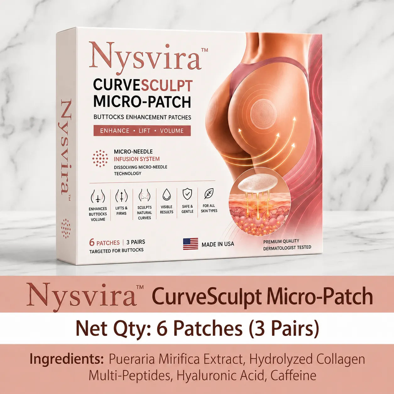💥Selling out soon🔥-  CurveSculpt Micro-Patch ✦ Sculpt • Firm • Smooth Lower Body Curves ✦ Micro-Needle Infusion System