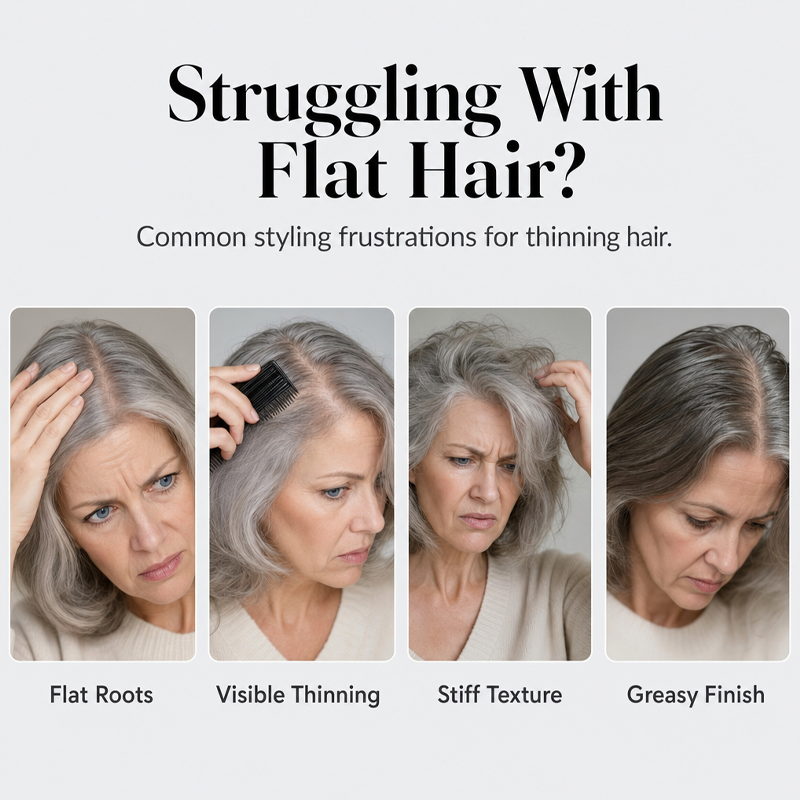 ⏳🔥LIMITED-TIME 70% OFF! ⏰Peach-Scented Volumizing & Setting Spray – Lightweight, Bouncy Hair & Long-Lasting Hold ✨